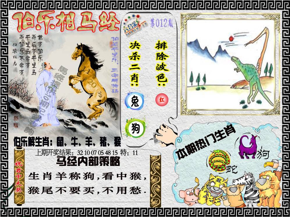 012期伯乐相马经[图]