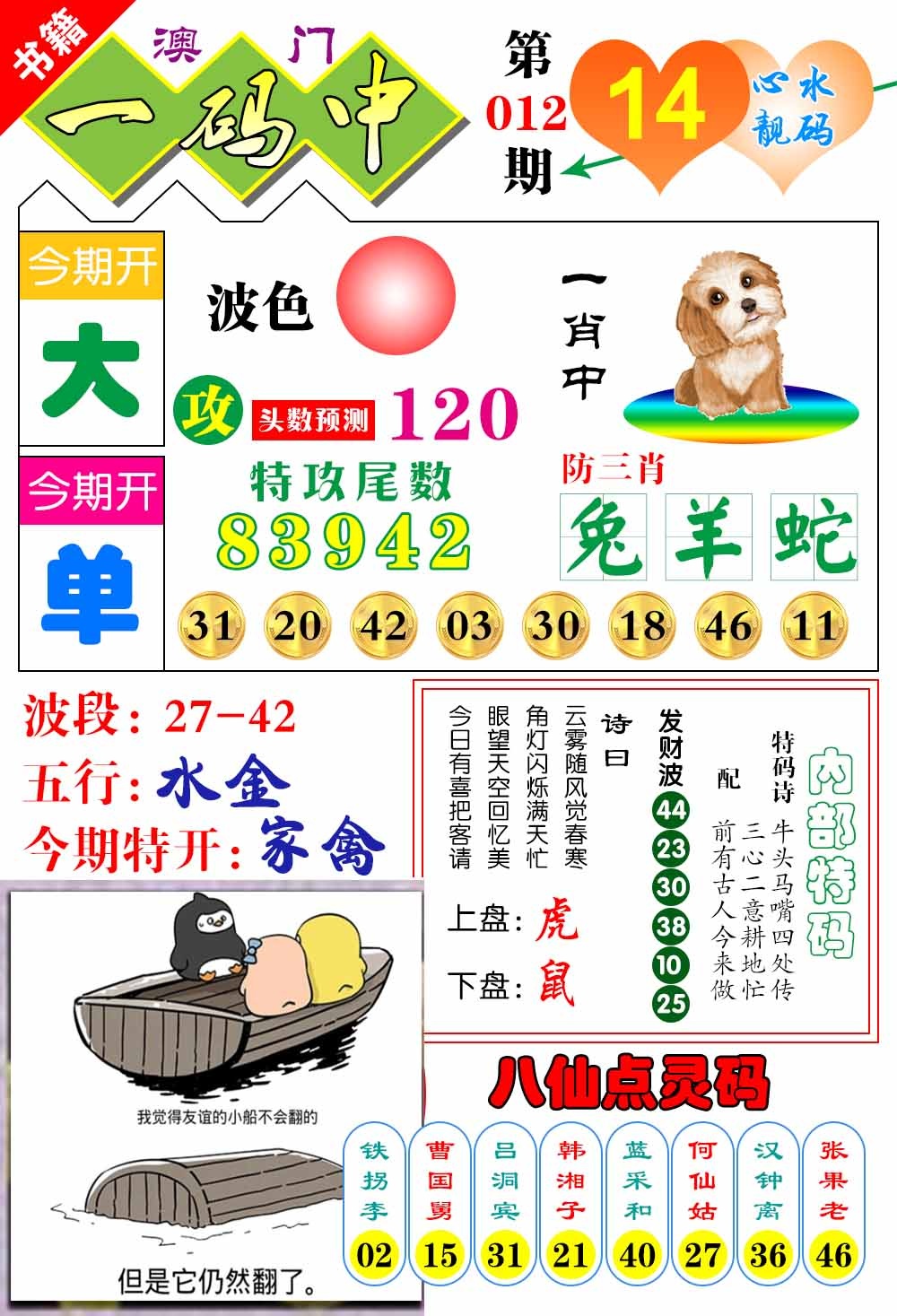 012期澳门发财波[图]