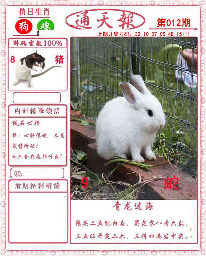 012期正版通天报[图]