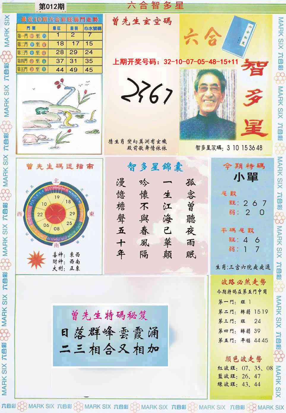 012期六合智多星[图]