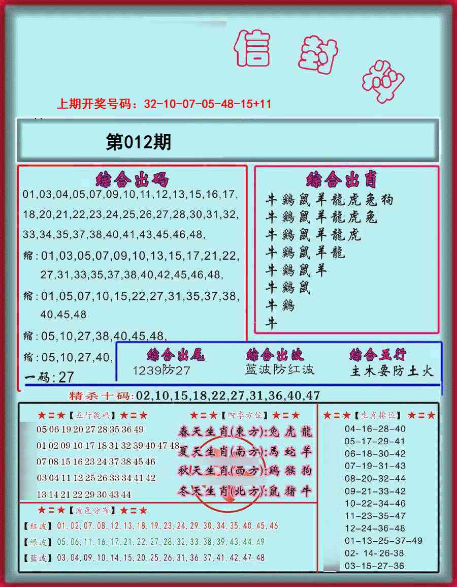 012期信封料[图]