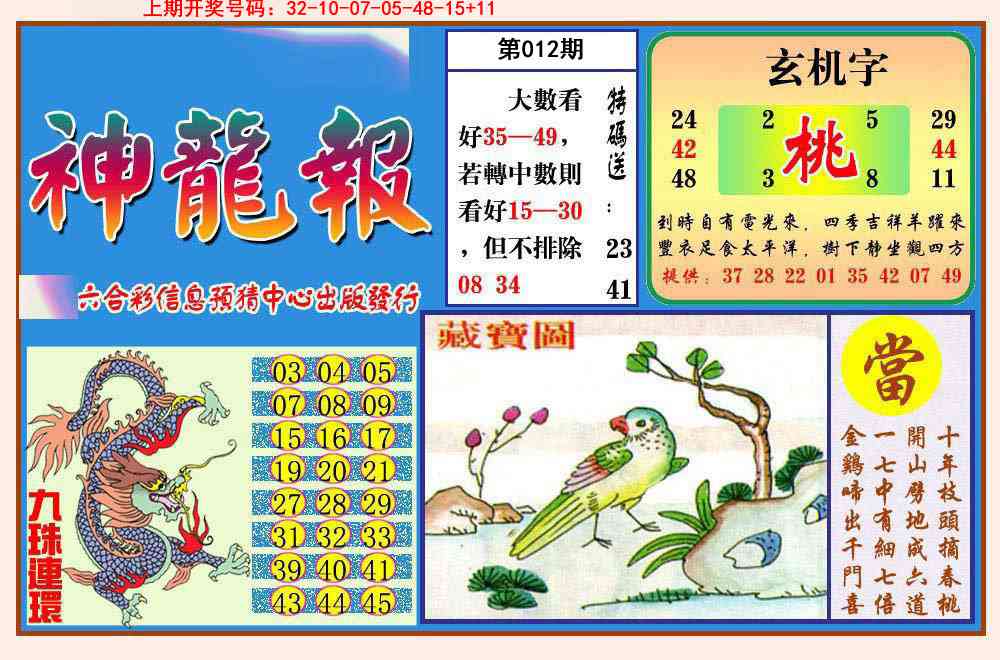 012期神龙报[图]